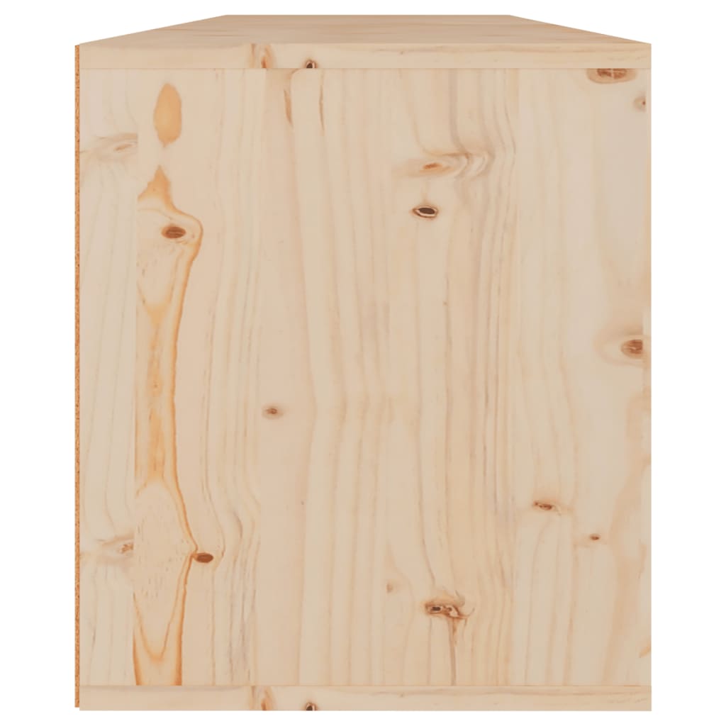 vidaXL Armoires murales 2 pcs. 60x30x35 cm Bois de pin massif
