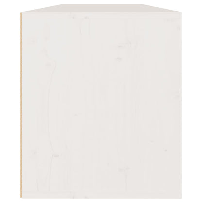 vidaXL Wandschränke 2 Stk. Weiß 60x30x35 cm Massivholz Kiefer