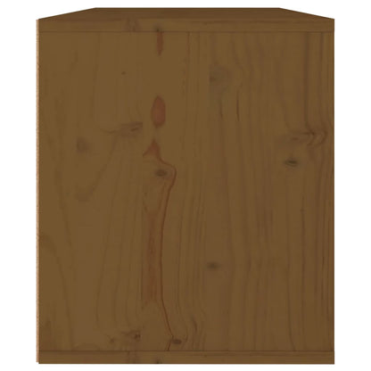 vidaXL Wandschrank Honigbraun 60x30x35 cm Massivholz Kiefer