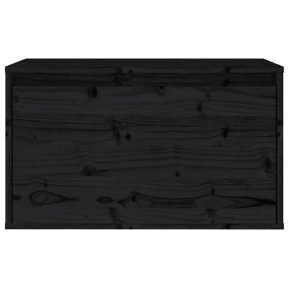 vidaXL Armoire murale noire 60x30x35 cm Bois de pin massif