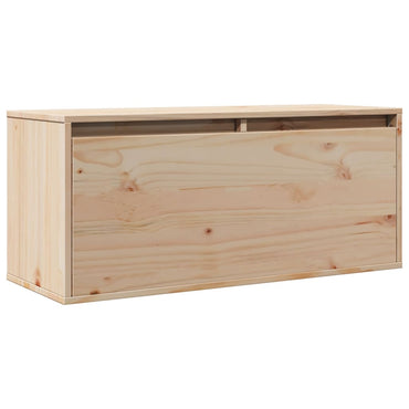 vidaXL Wandschrank 80x30x35 cm Massivholz Kiefer