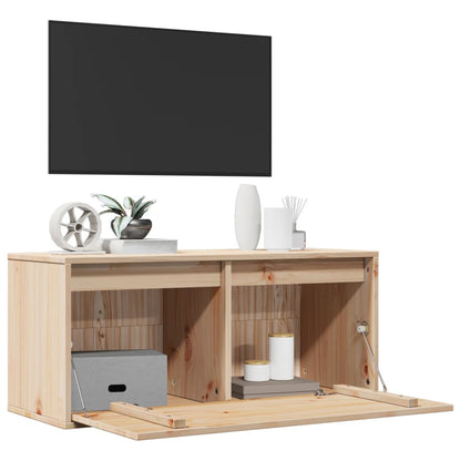 vidaXL Wandschrank 80x30x35 cm Massivholz Kiefer