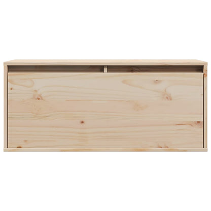 vidaXL Wandschrank 80x30x35 cm Massivholz Kiefer