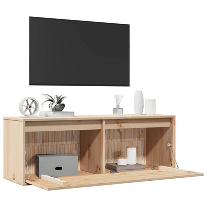 vidaXL Wandschrank 100x30x35 cm Massivholz Kiefer