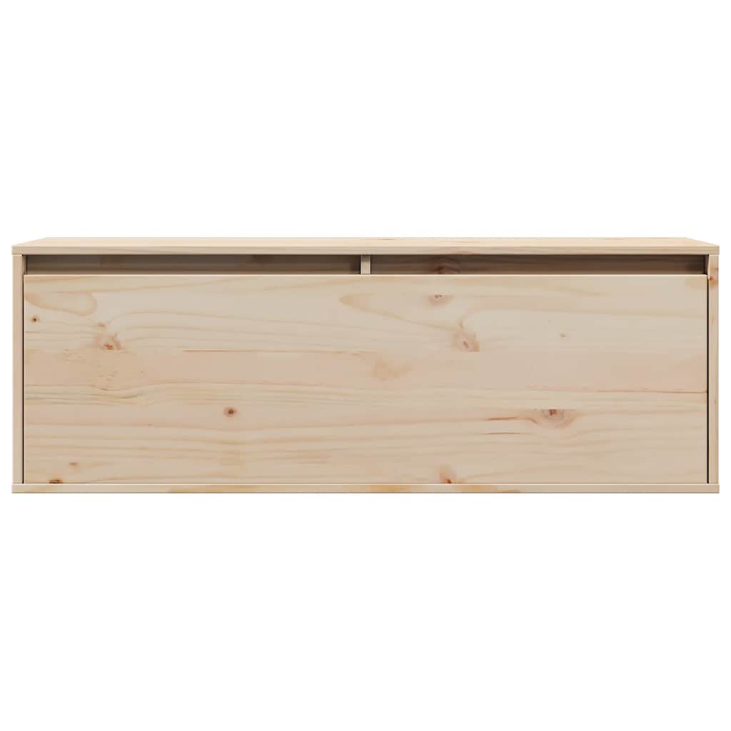 vidaXL Wandschrank 100x30x35 cm Massivholz Kiefer