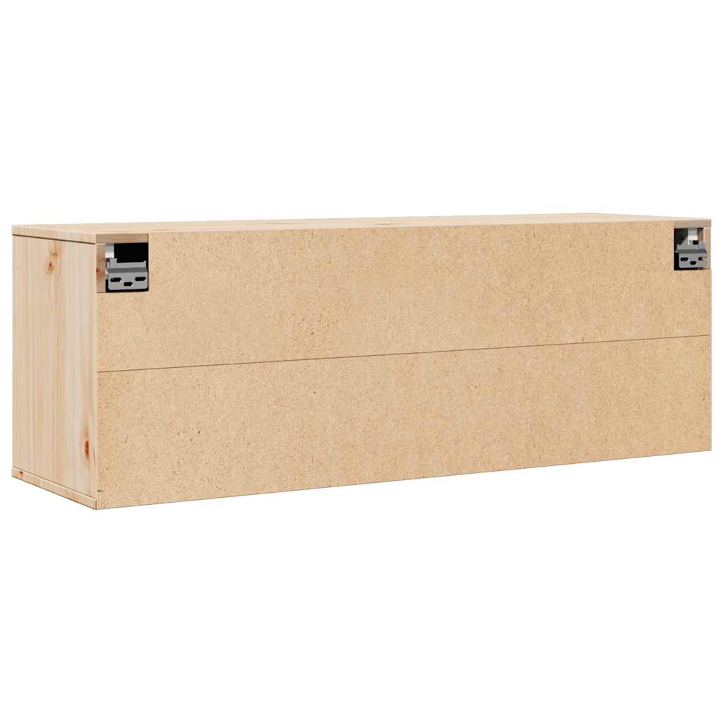 vidaXL Wandschrank 100x30x35 cm Massivholz Kiefer