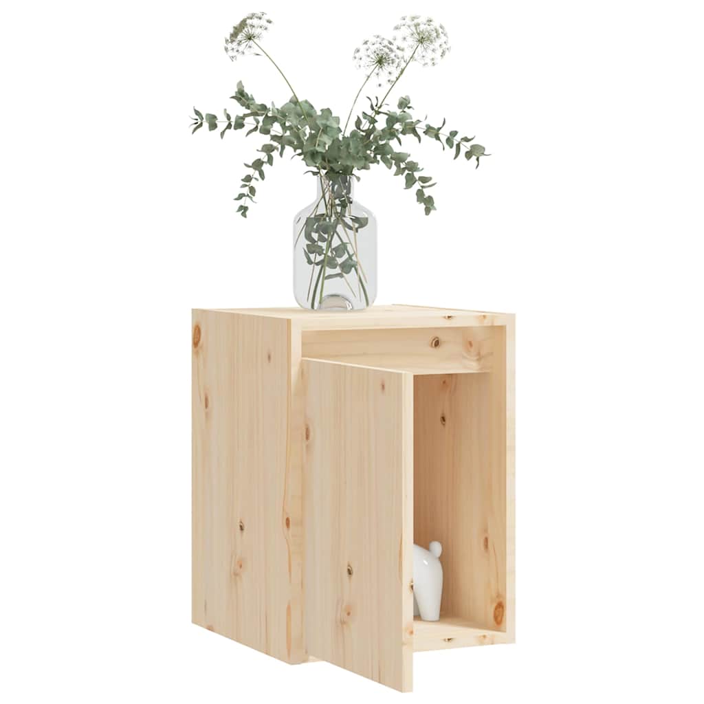 vidaXL Wandschrank 30x30x40 cm Massivholz Kiefer