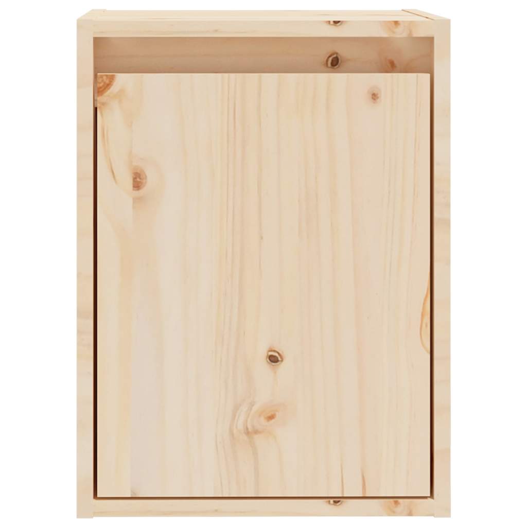 vidaXL Wandschrank 30x30x40 cm Massivholz Kiefer