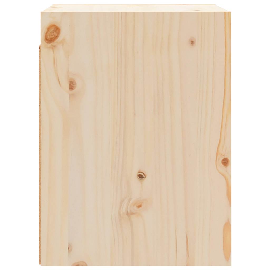 vidaXL Wandschrank 30x30x40 cm Massivholz Kiefer