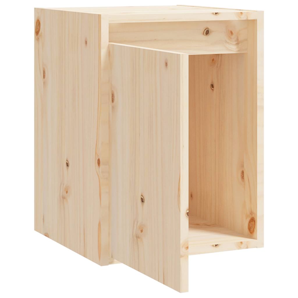 vidaXL Wandschrank 30x30x40 cm Massivholz Kiefer