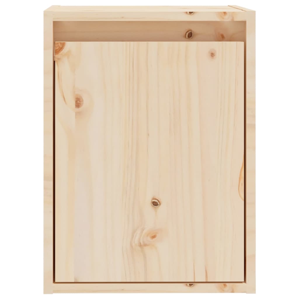 vidaXL Wandschränke 2 Stk. 30x30x40 cm Massivholz Kiefer