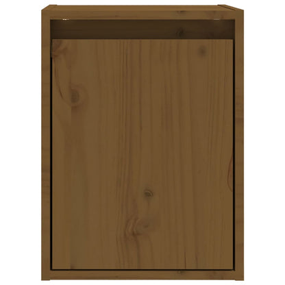vidaXL Armoire murale marron miel 30x30x40 cm Bois de pin massif