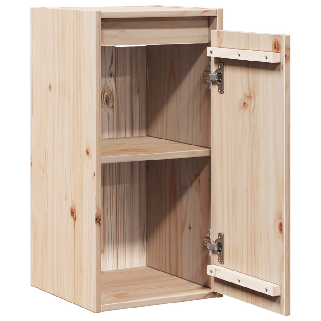vidaXL Meubles hauts 2 pcs 30x30x60 cm Bois de pin massif