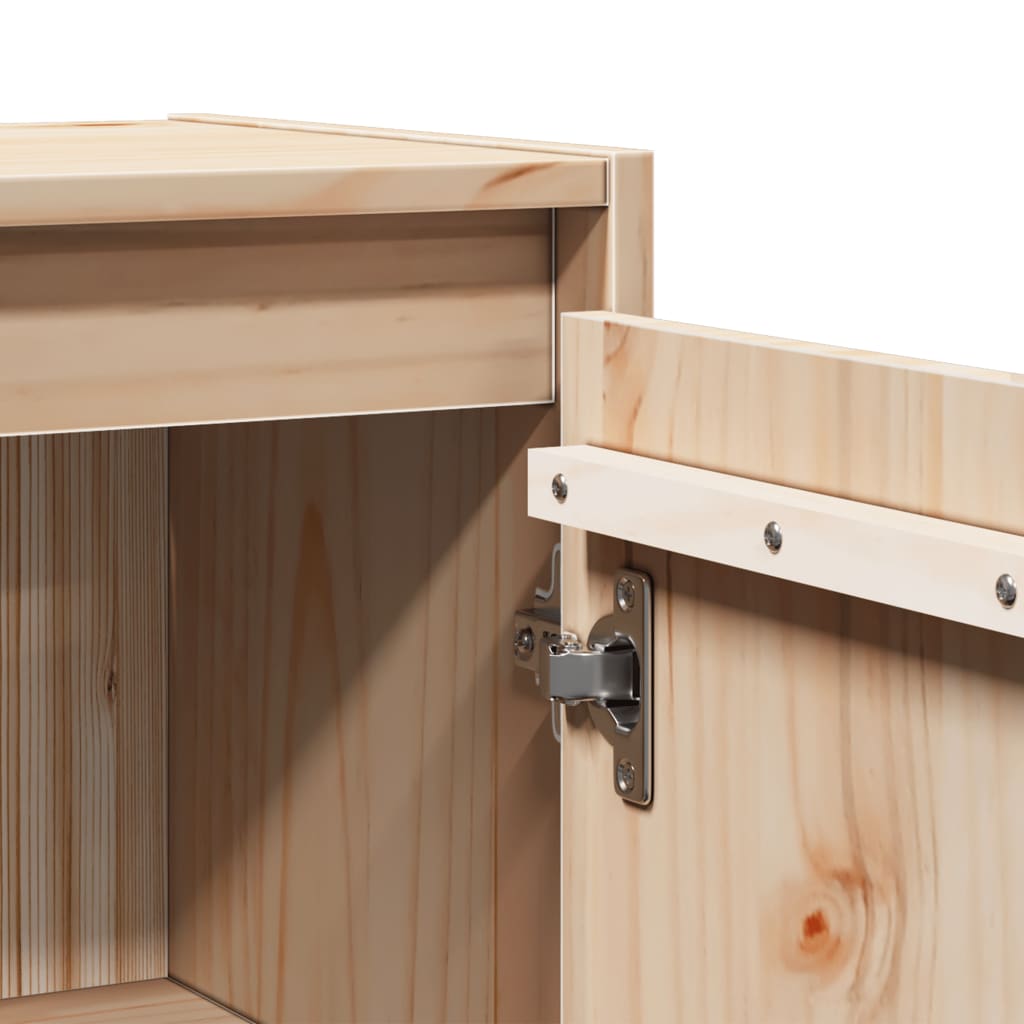 vidaXL Meubles hauts 2 pcs 30x30x60 cm Bois de pin massif
