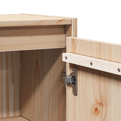 vidaXL Meubles hauts 2 pcs 30x30x60 cm Bois de pin massif