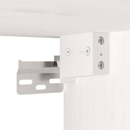 Wandschrank Weiß 30x30x60 cm Massivholz Kiefer