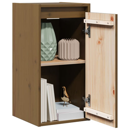 vidaXL Wandschrank Honigbraun 30x30x60 cm Massivholz Kiefer