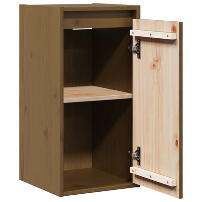 vidaXL Wandschrank Honigbraun 30x30x60 cm Massivholz Kiefer