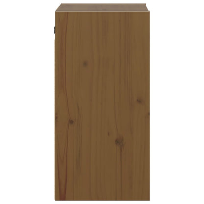 vidaXL Wandschrank Honigbraun 30x30x60 cm Massivholz Kiefer