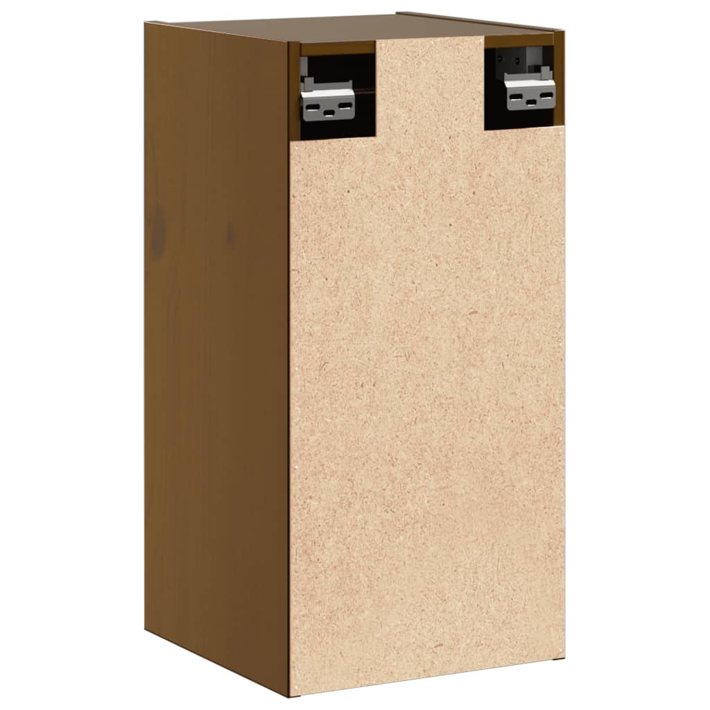 vidaXL Wandschrank Honigbraun 30x30x60 cm Massivholz Kiefer