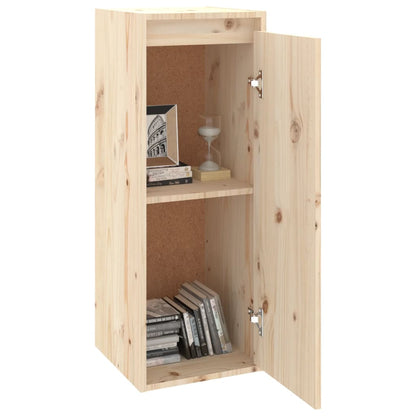 vidaXL Wandschrank 30x30x80 cm Massivholz Kiefer