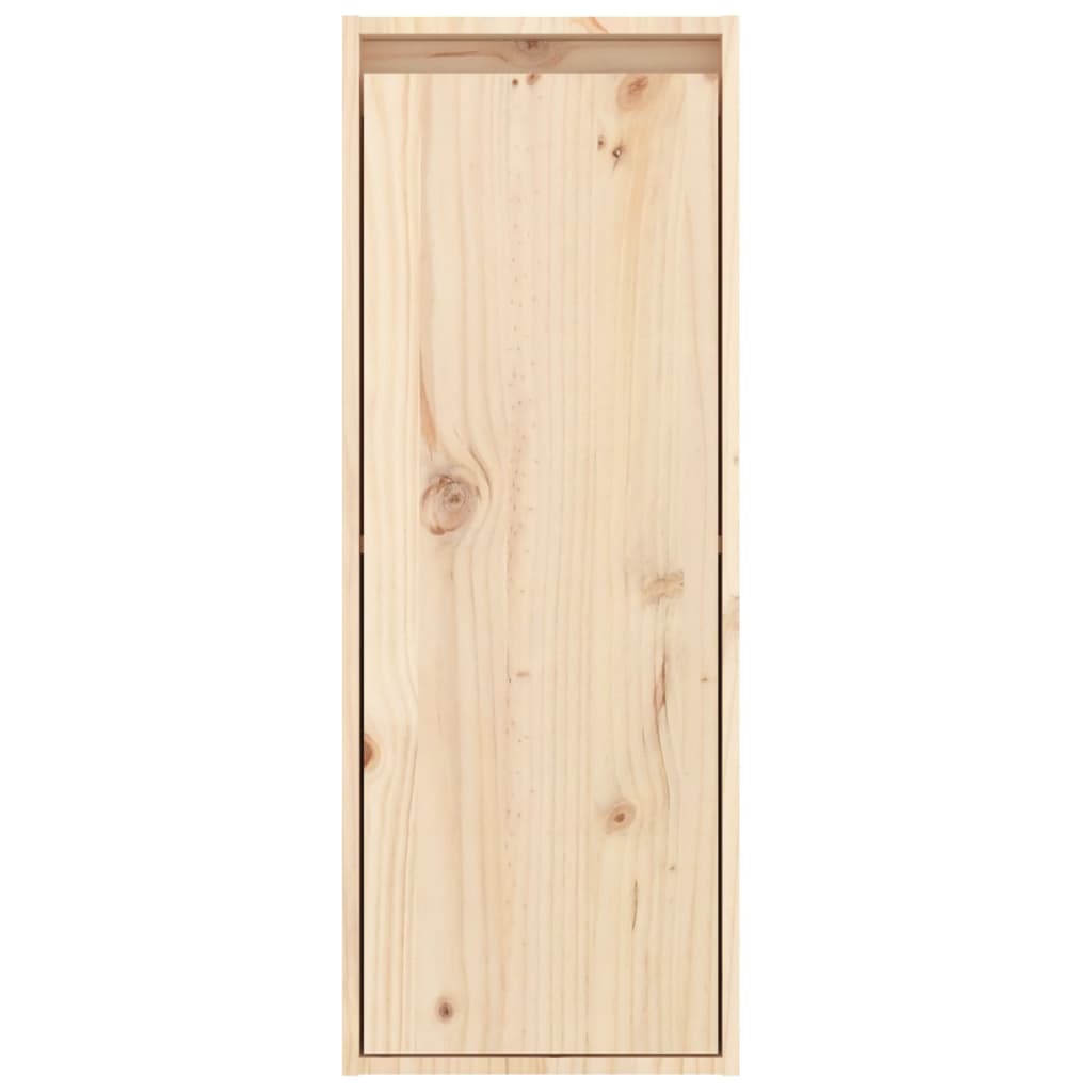 vidaXL Wandschränke 2 Stk. 30x30x80 cm Massivholz Kiefer