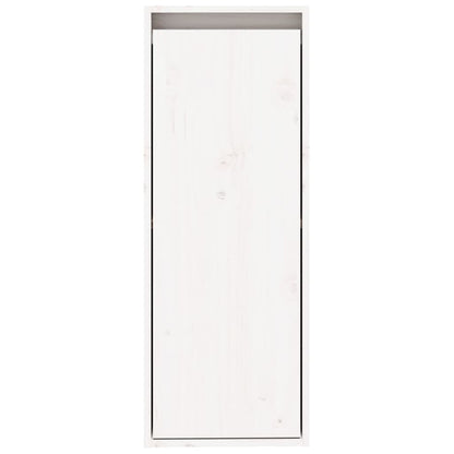 vidaXL Wandschrank Weiß 30x30x80 cm Massivholz Kiefer