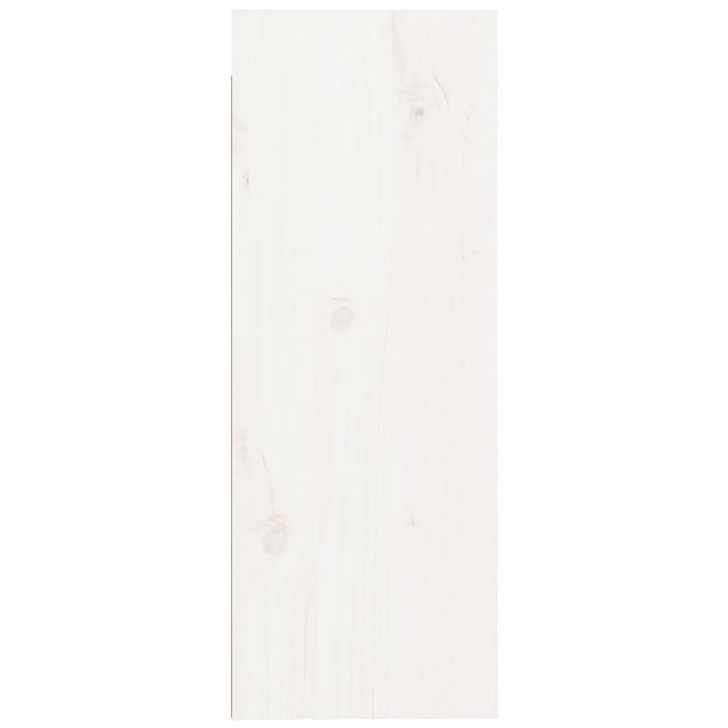 vidaXL Wandschrank Weiß 30x30x80 cm Massivholz Kiefer