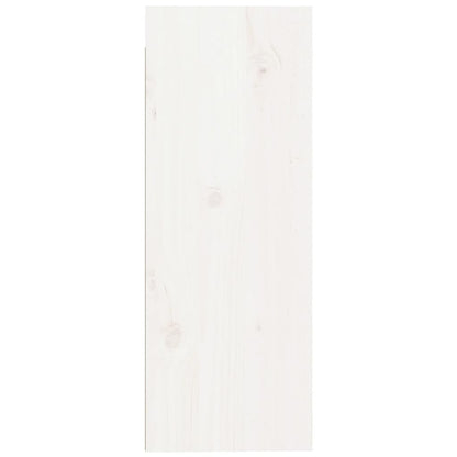 vidaXL Wandschrank Weiß 30x30x80 cm Massivholz Kiefer