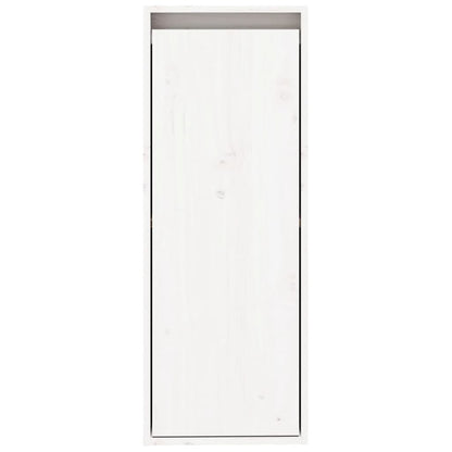 vidaXL Wandschränke 2 Stk. Weiß 30x30x80 cm Massivholz Kiefer