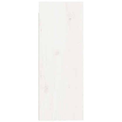 vidaXL Wandschränke 2 Stk. Weiß 30x30x80 cm Massivholz Kiefer