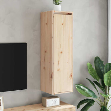 vidaXL Wandschrank 30x30x100 cm Massivholz Kiefer