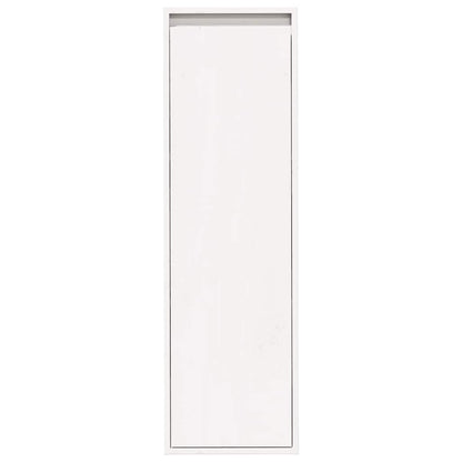vidaXL Wandschränke 2 Stk. Weiß 30x30x100 cm Massivholz Kiefer