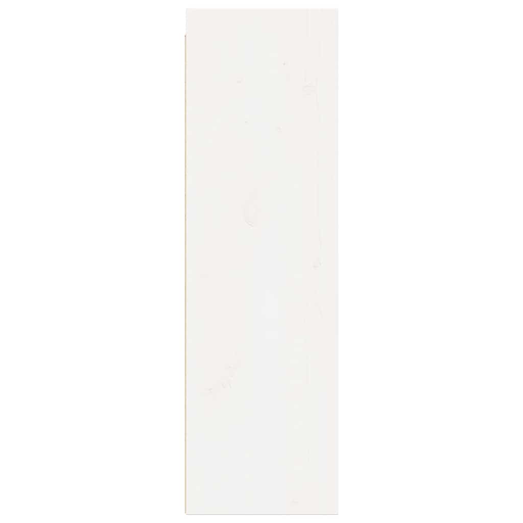 vidaXL Wandschränke 2 Stk. Weiß 30x30x100 cm Massivholz Kiefer