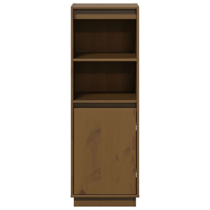 vidaXL Vaisselier brun miel 37x34x110 cm en pin massif