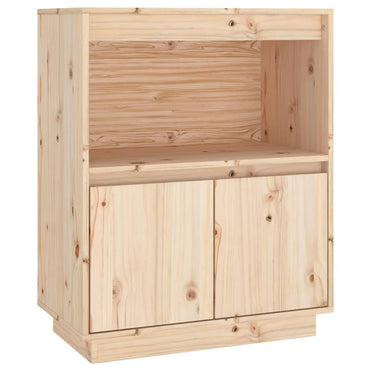 vidaXL Sideboard 60x34x75 cm Massivholz Kiefer