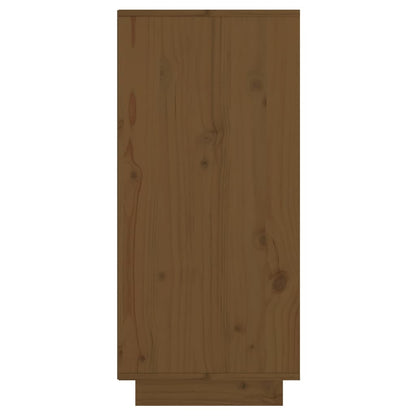 vidaXL Buffet brun miel 60x34x75 cm pin massif