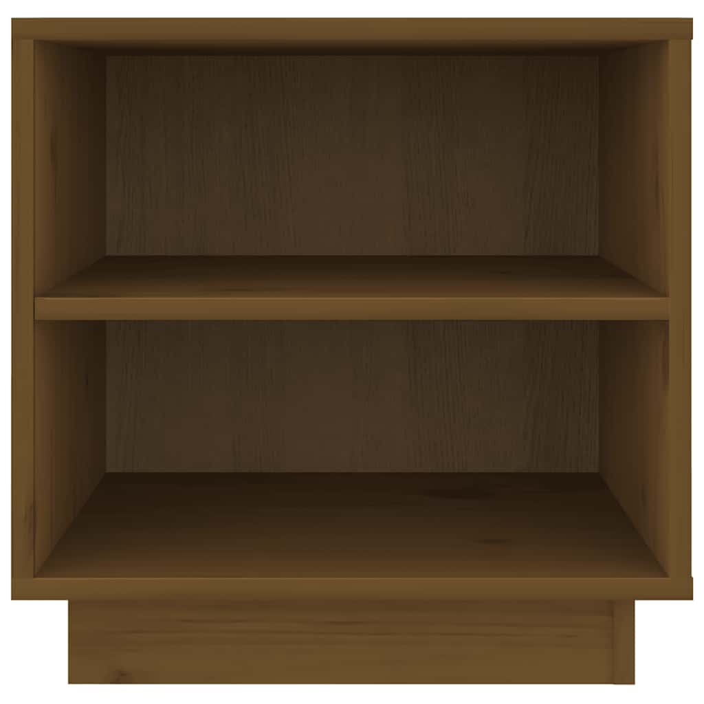 vidaXL Nachttische 2 Stk. Honigbraun 40x34x40 cm Massivholz Kiefer