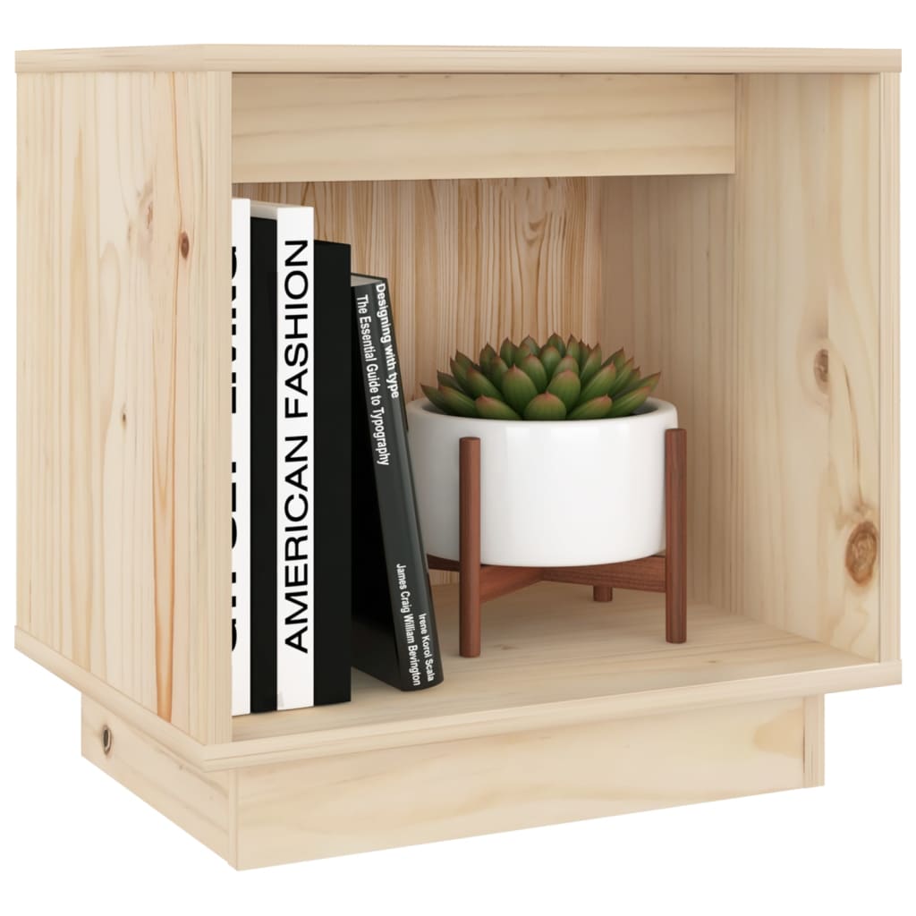 vidaXL Tables de chevet 2 pcs 40x30x40 cm Bois de pin massif