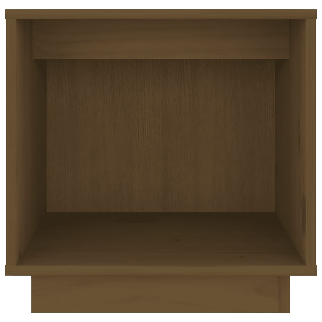 vidaXL Nachttische 2 Stk. Honigbraun 40x30x40 cm Massivholz Kiefer