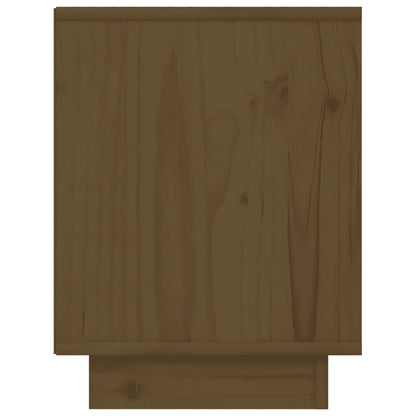 vidaXL Nachttische 2 Stk. Honigbraun 40x30x40 cm Massivholz Kiefer