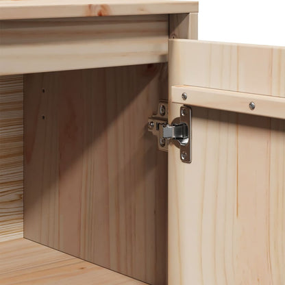 vidaXL Commodes 2 pcs 31,5x34x75 cm Bois de pin massif