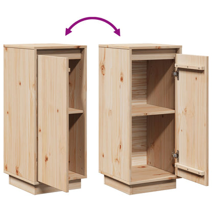 vidaXL Commodes 2 pcs 31,5x34x75 cm Bois de pin massif