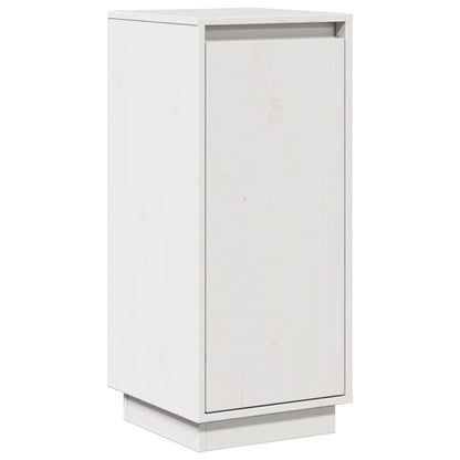 vidaXL Commode blanche 31,5x34x75 cm Bois de pin massif