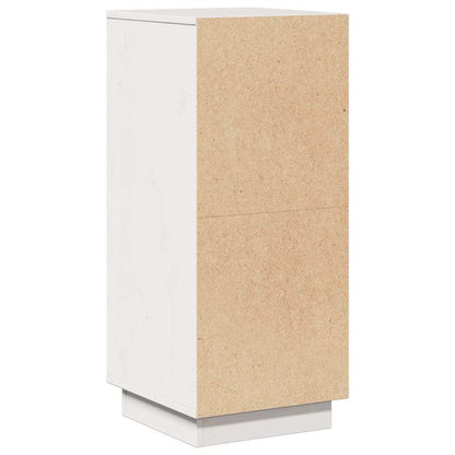 vidaXL Commode blanche 31,5x34x75 cm Bois de pin massif