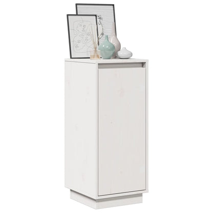 vidaXL Commodes 2 pcs Blanc 31,5x34x75 cm Bois de pin massif