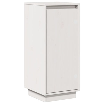 vidaXL Commodes 2 pcs Blanc 31,5x34x75 cm Bois de pin massif