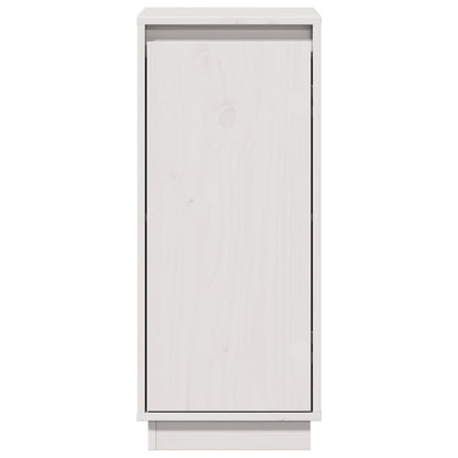 vidaXL Commodes 2 pcs Blanc 31,5x34x75 cm Bois de pin massif