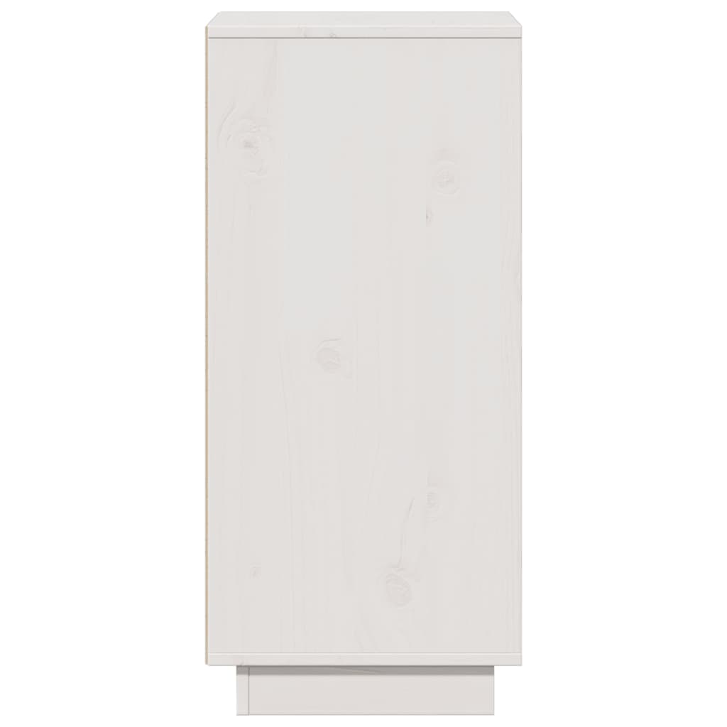 vidaXL Commodes 2 pcs Blanc 31,5x34x75 cm Bois de pin massif