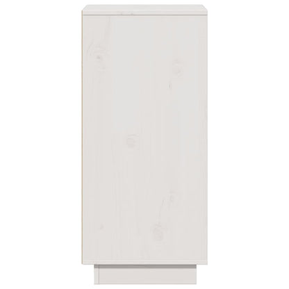 vidaXL Commodes 2 pcs Blanc 31,5x34x75 cm Bois de pin massif